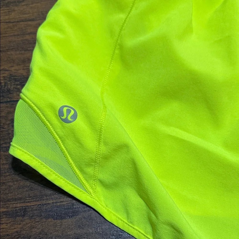 Lululemon Athletica Neon Yellow Athletic Shorts